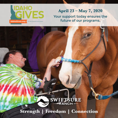 Idaho Gives | Swiftsure Ranch Therapeutic Equestrian Center